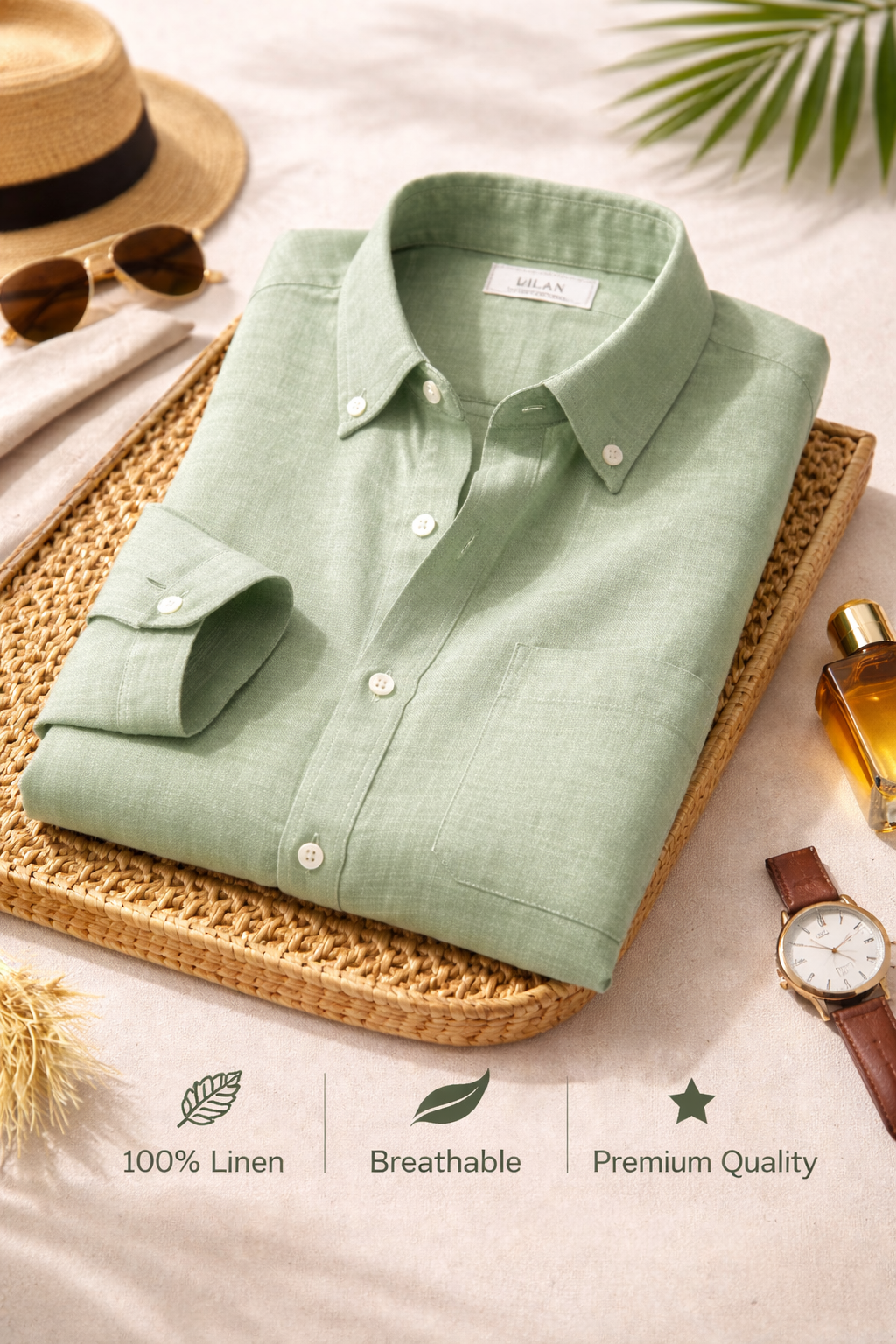 Combo Set 6 Linen Shirts Combo Pack (4 Shirts)